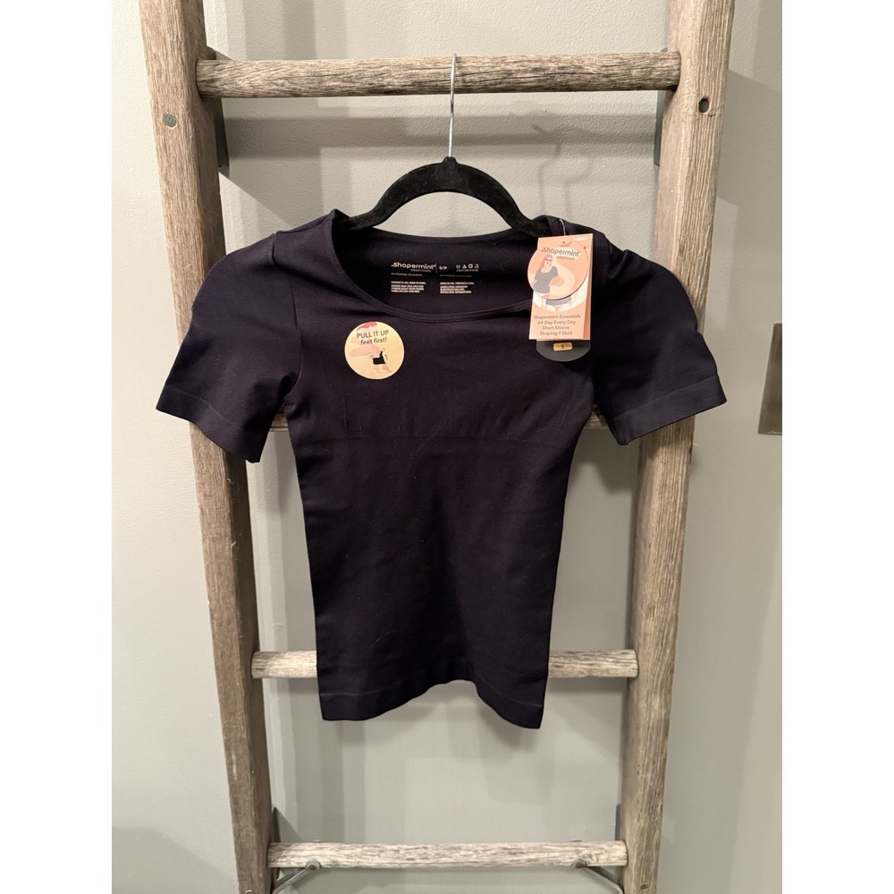 Shapermint Essentials All Day Every Day Short Sleeve Shaping T Shirt Size S
